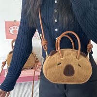 Sac à dos en peluche Capybara, petit sac à dos mignon pour fille, respirant, ultra-léger, antibactérien