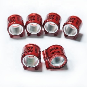 Voet Ringen Met Chip Slot Voor Carrier Duiven 8Mm Binnendiameter Voet Bands Met Club Naam <span class=keywords><strong>Multi</strong></span> Kleur Fci standaard Ringen - Product Image 1