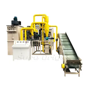 Máquina de reciclaje de placa de circuito impreso de residuos de nuevo diseño, solución de reciclaje de residuos E, amoladora de cobre ecológica, separador de Metal