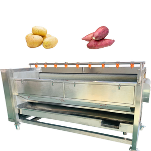 Máquina de Alta Calidad para Limpieza de Frutas y Verduras con Raíz de Loto y Yema de Castaña, Ideal Antes y Después de la Pelado Químico o con Vapor - Product Image 4