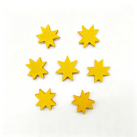 Jetons en bois personnalisés en forme d'étoile à 8 branches, récompenses pour les réalisations, pièces de notation vierges, jetons en bois en forme d'étoile, écologiques, durables, boîte cadeau