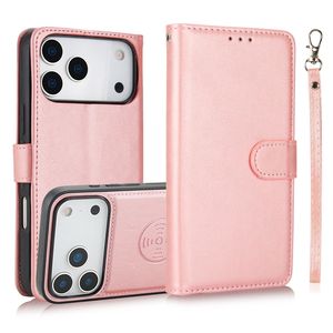 Housse de téléphone portefeuille <span class=keywords><strong>2</strong></span> en 1 détachable pour iPhone 17/17 Air/17 Promax, pour <span class=keywords><strong>Galaxy</strong></span> S25 Edge <span class=keywords><strong>Book</strong></span> Flip case Bag - Product Image 6