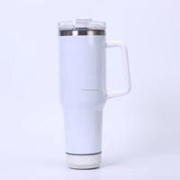Botol air minum Speaker cerdas Bluetooth 40oz, Tumbler musik cerdas portabel dengan sedotan dan tutup