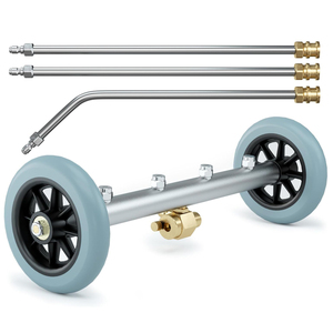เครื่องฉีดน้ำแรงดันสูง 4000PSI สำหรับล้างรถ อเนกประสงค์ <span class=keywords><strong>2</strong></span> in 1 หัวฉีดแบบแบนและแบบขัดพื้น สำหรับทำความสะอาดใต้ท้องรถและพื้นผิวต่างๆ - Product Image 1
