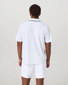 Polo da Uomo Personalizzate in Poliestere Riciclato ed Elastan, Manica Corta, Traspiranti, Elasticizzate in 4 Direzioni, con Tecnologia di Assorbimento dell'Umidità - Product Image 5