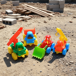 Ensemble de jouets de construction miniatures pour enfants, camions d'ingénierie en plastique pour jeux d'imitation - Product Image 3