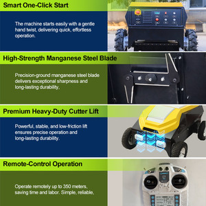 Robotic Smart <strong>Lawn</strong> <strong>Mower</strong> <strong>Self</strong>-Propelled Industrial Grade 24V Wireless Automatic Grass Cutting Machine 224Cc Engine Wheeled <strong>Mower</strong> - Product Image 3