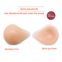 Prothèse mammaire en silicone pour femmes victimes de mastectomie pour cancer du sein, forme de sein artificiel en silicone respirant