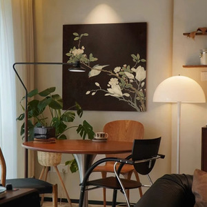 Murales de pintura colgante chinos modernos personalizables, Fondo de cristal, lienzo decorativo para pared, arte de pared impreso, impresión Digital - Product Image 2