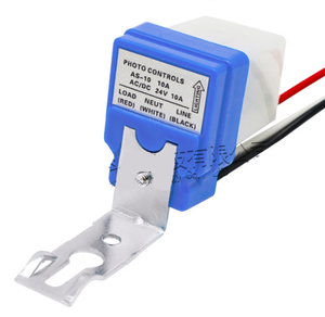 Водонепроницаемый датчик уличного освещения A-10, 1-15 м, автоматический переключатель управления уличным светом, переключатель дождя, 12/24/110 В/220 В - Product Image 2