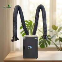 Purificateur de fumées de soudage intégré, machine de traitement des fumées de soudage industrielles