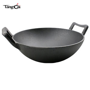 Artículo de Moda: <span class=keywords><strong>Wok</strong></span> Elegante de Hierro Fundido, Versátil <span class=keywords><strong>para</strong></span> <span class=keywords><strong>Cocinar</strong></span> como un Chef Gourmet, Sartén Antiadherente de Hierro Fundido con Certificación FDA - Product Image 2