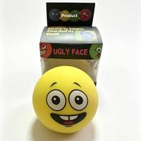 Jouets anti-stress Fidget Squishy en forme de cubes de pain vapeur et de boulettes, avec visages émotionnels mignons et amusants, en matériau Malt à rebond lent