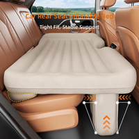 Matelas de camping pliable pour voiture, matelas gonflable en PVC, lit d'air, équipement de couchage, matelas gonflable 2 places, lit gonflable pour le camping