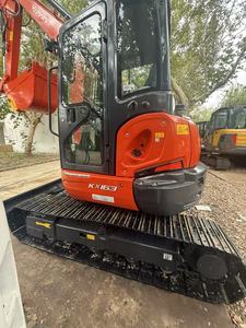 รถขุดมือสอง Kubota 163 Kx163 Kx163-5 สภาพดี ผลิตในญี่ปุ่น ตีนตะขาบยาง 6 ตัน ขาย - Product Image 2