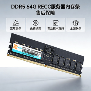 Mémoire serveur/poste de travail Biwei DDR5 ECC RDIMM 32 Go 64 Go 4800 MHz 5600 MHz - Product Image 4