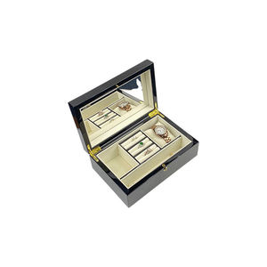 Boîte à bijoux de luxe faite à la main DS, boîte à tiroir et carton, design élégant, impression couleur, forme rectangulaire - Product Image 4