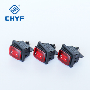 Không thấm nước 125V 250V 4 chân 2 vị trí ON/OFF Red vàng ánh sáng không thấm nước Rocker chuyển đổi cho thuyền xe - Product Image 3