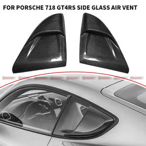Rejillas de Ventilación Laterales de Fibra de Carbono Seca de Alta Calidad, Estilo GT4RS, para Porsche 718 - Product Image 5