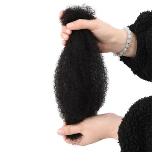 Originea Cheveux Humains Ombrés en Vrac Doublement Étirés Texture <span class=keywords><strong>Afro</strong></span> Crépue Douce Vrac 100% Cheveux Humains Qualité Premium - Product Image 2