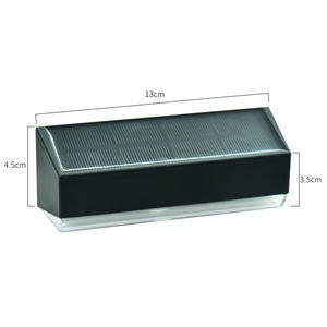 Lámpara Solar Rectangular Impermeable para Exteriores, Decorativa para Escalones, Paredes y Vallas - Product Image 3