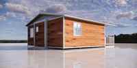 Maison mobile préfabriquée Skyacross 20FT à installation rapide, extensible, avec chambre à coucher