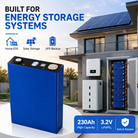 Cellule de batterie prismatique LiFePO4 de qualité A 230Ah 3.2V, marque GUOKE, pour système de stockage d'énergie domestique, système solaire, pack de batteries DIY 12~48V