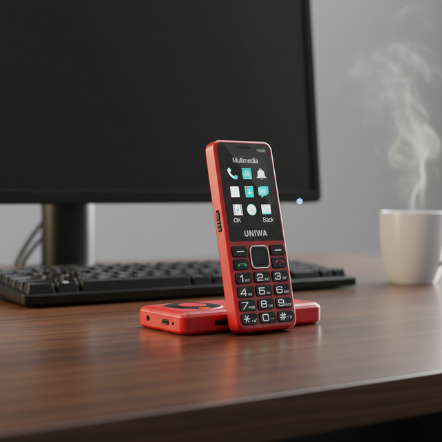 CE/RoHS/FCC Certified 2.4 Inch Keypad Seniors Phone with Dual SIM Card SOS Feature Spanish/German Languages GSM 3G 4G