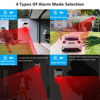 Alarme murale WiFi PIR solaire intelligente Tuya haute sensibilité, étanche, avec alerte sonore et lumineuse, compatible 433Mhz PST-CT80WR