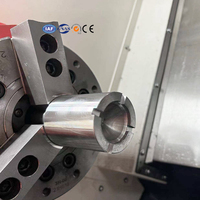 Prix usine Tour CNC 2 axes à mandrin auto-indexant, de capacité moyenne, avec commande Fanuc, à vendre