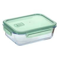 Boîtes de conservation alimentaire en verre pour micro-ondes, préparation de repas, boîte à lunch bento, boîte de conservation des aliments frais avec couvercle en plastique