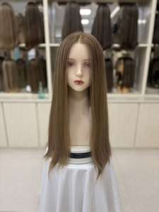 Capelli Umani Vergini Cinesi all'Ingrosso HD per Parrucche Lace Front, Base Trasparente Traspirante Piccola/Grande dall'Aspetto Naturale Senza Colla - Product Image 1