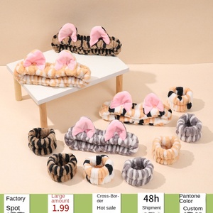 Super Schattig 3 In 1 Kat Oorhaarband Voor Vrouwen Yiwu Zhejiang Anti-Vocht Mouw Haaraccessoires Inclusief Gezicht Wassen Hoofdband - Product Image 2