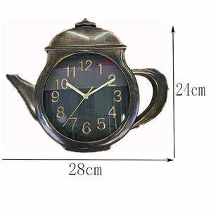 Horloge Murale Unisexe Moderne Rétro Personnalisée Créative <span class=keywords><strong>à</strong></span> Mouvement Silencieux, Cadran Clair, Fuseau Horaire Mondial, Quartz Silencieux - Product Image 2