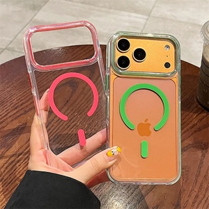Popular Tpu Acrylic clear Magnetic <b>Phone</b> case for iphone 17 Pro Max 17 air 16,for iphone 17 clear case <b>Bulk</b> - Product Image 3