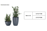 Vente directe d'usine, pot de fleurs en fibre de verre durable, suspendu, couleur personnalisée, pour l'intérieur et l'extérieur, jardin