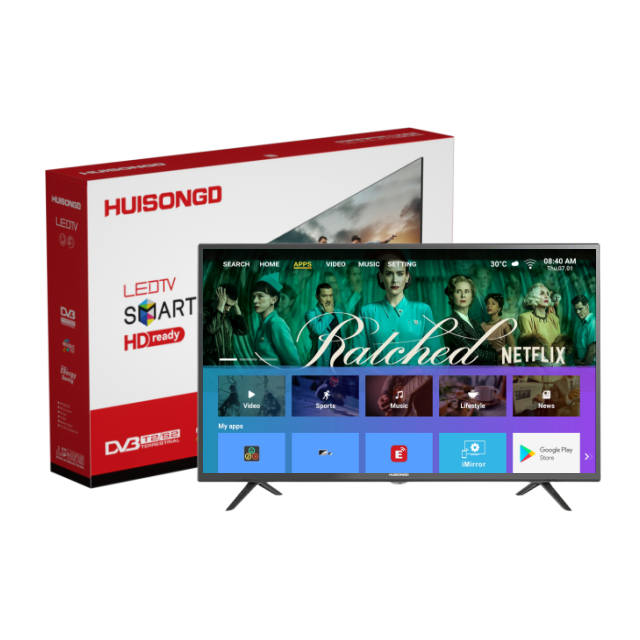 Factory Price 32 Inch HD LED TV Explosion-Proof Smart Android TV with 4K Definition Flat Screen Television