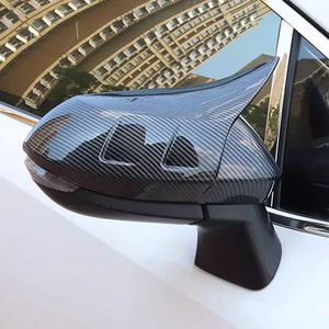 Copertura Specchietto Retrovisore per <span class=keywords><strong>Toyota</strong></span> Corolla Levin <span class=keywords><strong>Yaris</strong></span> 2019-2024, Design in Fibra di Carbonio <span class=keywords><strong>Nera</strong></span>, Kit Carrozzeria Auto - Product Image 2