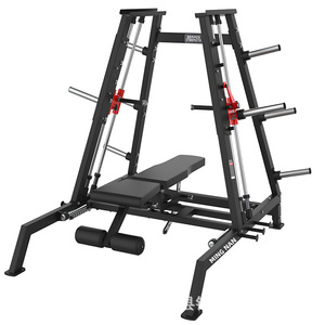 Appareil de musculation en acier <span class=keywords><strong>pour</strong></span> salle de sport : Presse pectorale, Tour de tirage inversé, Extension des cuisses intérieures et extérieures, Curl des jambes - Ensemble complet MN-H - Product Image 1