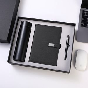 Ensemble cadeau d'affaires décontracté et créatif : Tasse à affichage de température intelligent avec logo personnalisé et carnet - Product Image 4