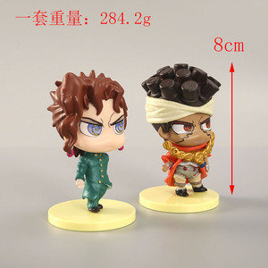ฟิกเกอร์อนิเมะ JoJo's Bizarre Adventure ชุด 6 ตัว คุโจ โจทาโร่ ฮิกาชิกาตะ โจสุเกะ คาคิอยิน โนริอากิ โมเดลของเล่นแอคชั่นฟิกเกอร์ - Product Image 3