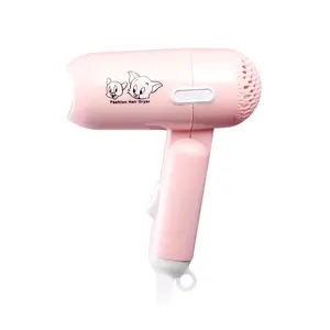Newest Cartoon Hair Blow Dryer Lightweight Fast Dry Electric Hair Dryer Folding Portable Mini Hair Dryer for Home Traveling