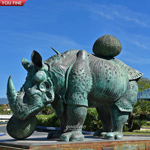Estatua <span class=keywords><strong>de</strong></span> jardín al aire libre, <span class=keywords><strong>escultura</strong></span> <span class=keywords><strong>de</strong></span> unicornio <span class=keywords><strong>de</strong></span> bronce, <span class=keywords><strong>Dali</strong></span>, tamaño real - Product Image 2