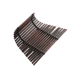 Luo's Bamboo Art Bamboo Tea <b>Mat</b> 3 Pcs Eco Friendly Oriental Design For Home Garden Hotel Restaurant - Product Image 5