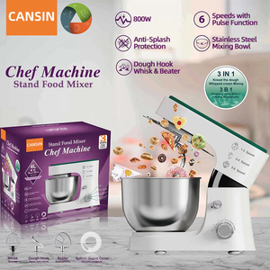 Nhà bếp bánh mì bột trộn Máy xử lý và điện trứng bánh bột đứng máy trộn thức ăn với bát thép không gỉ - Product Image 2