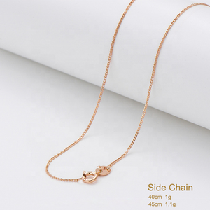 Nouveau design bijoux plaqué or rose serpent boîte à maillons chaîne <span class=keywords><strong>croix</strong></span> chaîne collier 925 chaînes en <span class=keywords><strong>argent</strong></span> sterling pour femmes ou hommes - Product Image 5
