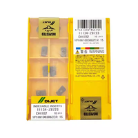 Sisipan Pemotong Karbida OEM DIJET YOHW06/ YPHW100308ZER-15 DH102 //DH202 HRC68 untuk Alat Pemotong Bubut CNC