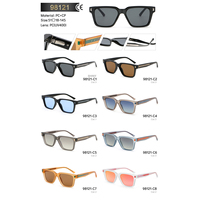Nouvelles Lunettes de Soleil Tendance à Monture Carrée Complète UV400 Durables pour Sports de Plein Air, Option Unisexe, Branches Rectangulaires