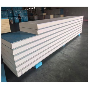 Panneaux <span class=keywords><strong>sandwich</strong></span> PU/PIR pour murs extérieurs, haute qualité, SIP, ignifuges, insonorisés, isolés - Product Image 1
