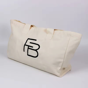 Bolsa <span class=keywords><strong>de</strong></span> Mano <span class=keywords><strong>de</strong></span> Lona Extra Grande Personalizada con Logotipo Impreso, Bolsa <span class=keywords><strong>de</strong></span> Compras Reutilizable Ecológica, Bolsa <span class=keywords><strong>de</strong></span> Hombro para Uso Diario, Trabajo y Viajes - Product Image 3